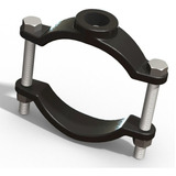 Colar De Tomada Em Ferro Fundido 300mm X 3 4 Abraçadeira