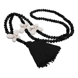 Colar Feminino Com Pingente De Borboleta Com Borla E Corrent