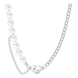 Colar Feminino Com Pingente De Diamante C Fashion Heart Dia