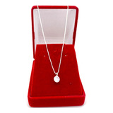 Colar Feminino Ponto De Luz Prata 925 Caixinha Garantia Nf