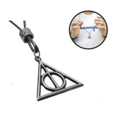 Colar Harry Potter Relíquias Da Morte Bicudos Regulável