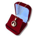Colar Nossa Senhora Aparecida Folheado Ouro 18k Gargantilha Cor Dourado 24