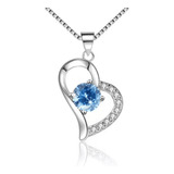 Colar Prata 925 Feminino Joias Femininas Correntinha Coração