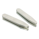 Colarinho barbatanas paletas Aço Inox De Camisa Kit 02 Pares