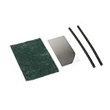 Colaxi Conjunto De Reparo De Base De Esqui De Snowboard Almofada De Polimento Compacto E Fácil De Usar Ferramenta Removedora De Metal Para Esqui Placa Preto