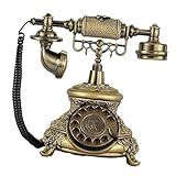 Colaxi Telefone Antigo Telefone Fixo Telefone De Discagem Rotativa Antigo Telefone Retrô Telefone Antigo Para Decoração De Bar Café