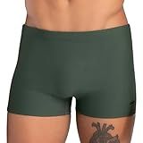 COLCCI Sunga Masculina Boxer Original Colcci Proteção Solar Lisa Cordão Ajustável Verde Militar Médio M