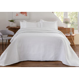 Colcha Cobre Leito Matelado Liso Casal 3 Peças