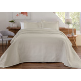 Colcha Cobre Leito Matelado Liso Casal 3 Peças