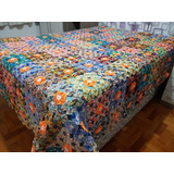Colcha Fuxico Artesanato Cama Casal Tricoline 100 Algodão