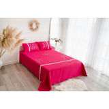 Colcha Fuxico Oxford Casal