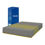 Colchão A Vácuo Casal Espuma D29 E D33 138x188x25 Amarelo E Cinza Nathália Umaflex