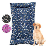 Colchao Cachorro Cama Pet Grande Ex 120x80 Lavável C Cor Azul