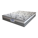 Colchão Casal Espuma D33 Fort 138x188x21cm Cinza Branco Cor Cinza branco
