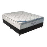 Colchão Casal Freedom Ortobom Base Box Preto Espuma