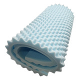 Colchão Casca De Ovo Anti escaras Solteiro D28 Cor Azul
