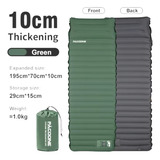 Colchão Colchonete Inflavel C Travesseiro Camping 10cm