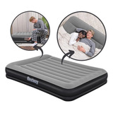 Colchao Inflavel Casal Camping Queen Tritech Bomba 220v
