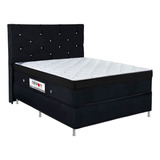 Colchão Magnético Casal E 42cm Altura Cama Box Cabeceira
