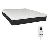 Colchão Magnético Queen 1 58x1 98 Massageador Energia Bio Quântica Infra Vermelho Anti Germes 30 Cm Altura Colchões