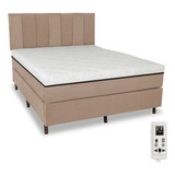 Colchão Magnético Queen Bio Massageador Cromo Cama Box Cab