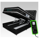 Colchão Magnético Queen D45 Massageador Cromo Box Baú Cabece