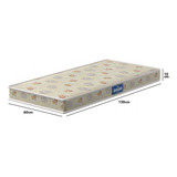 Colchão Para Berço Espuma D18 Pro Baby 60x130x10cm Probel Cor Bege
