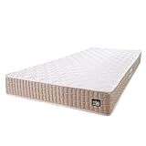 Colchão Solteiro Espuma D33 New Millenium 88x188x19cm Branco Bege Hellen Suporta Até 120kg Por Pessoa