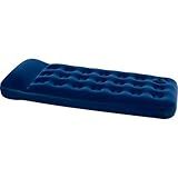 Colchão Solteiro Inflável Bask Com Bomba Embutida Suporta Até 150kg Prático E Confortável Ideal Para Camping Viagens Ou Uso Em Casa Fácil De Inflar E Armazenar