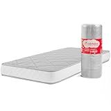 Colchão Solteiro Ortopédico De Espuma D33 A Vácuo 88x188cm BF Colchões