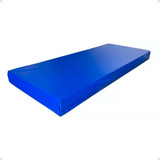 Colchão Solteiro Tamanho 78x1 88x17cm Hospitalar Clinica Alojamento Revestimento Corino Impermeável Resistente Fácil Limpar Densidade 33 Cor Azul