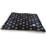 Colchonete Cam Pet Patinhas Coloridas 55cm X 45cm Tamanho M