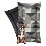 Colchonete Caminha Pet Cães Gatos Impermeável Geométrica P
