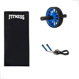 Colchonete De Academia treino corda De Pular roda Abdominal