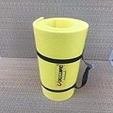 COLCHONETE EVA YOGA E EXERCÍCIOS 170X50X10 COR AMARELO ACOMPANHA ALÇA