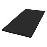 Colchonete Fitness Academia Yoga Ginastica Espuma D23 3cm 1 00m X 50cm Cor Preto Casa Laura Enxovais