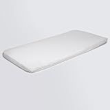 Colchonete Para Carrinho Bebê Modelo Moises Tradicional Universal Espuma Soft -Branco-
