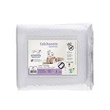 Colchonete Para Moises Baby Tratamento Íons De Prata Fibrasca Branco Infantil