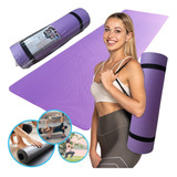 Colchonete Tapete Yoga Ginástica Pilates 1 80mx53cmx10mm