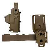 Coldre Curto De Cintura Md4 Titan Com Fita Caqui Maynards
