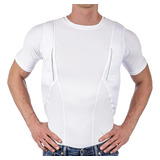 Coldre De Camiseta Tática De Bala Alta Oculta Unissex