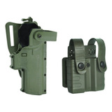 Coldre Hammer Pro Cintura Porta Carregador Tab Lock Verde