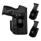 Coldre Kydex G2c Taurus Velado Com 2 Porta Carregadores
