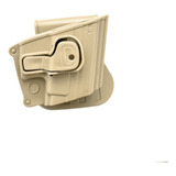 Coldre Polímero Universal Taurus Glock 2 Passadores Tan