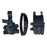 Coldre Robocop Militar Bornal Com 3 Bolsos Cinto Tático