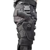 Coldre Robocop Tático De Perna P 38 Preto Escolta Segurança