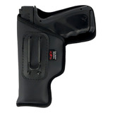 Coldre Velado Para Pistola Taurus Ts9 Striker Em Neocouro Cor Preto Orientação Da Mão Canhoto