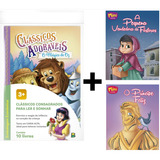 Coleção 10 Livros Clássicos Adoráveis Com 2 Mini Livros De Brindes A Pequena Vendedora De Fósforos E O Príncipe Feliz