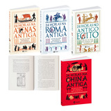 Coleção 24 Horas Civilizações Antigas China Atenas Egito Roma 4 Volumes