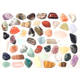 Coleção 30 Pedras Preciosas Brasileiras Polidas roladas